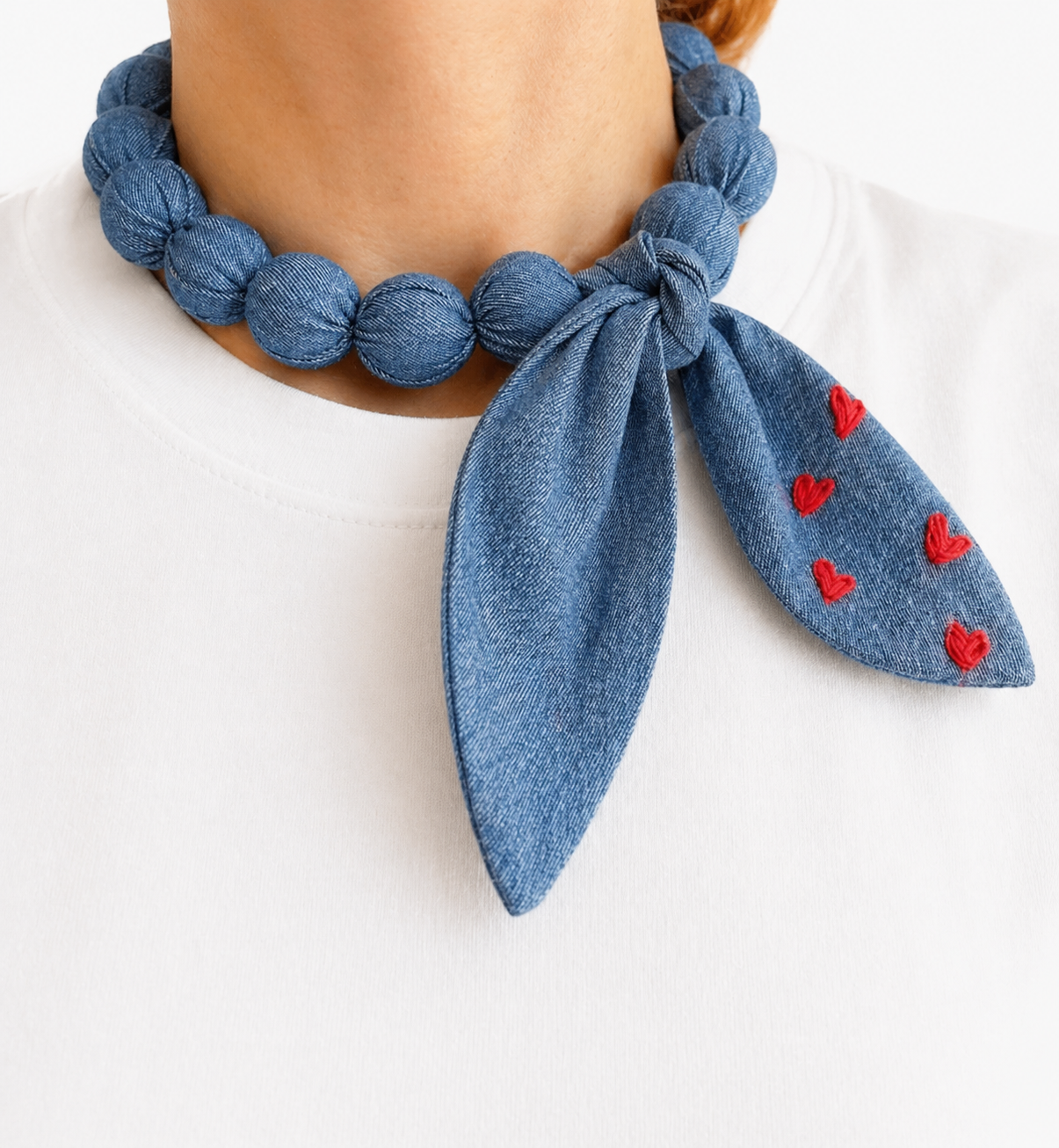 Collar corazones